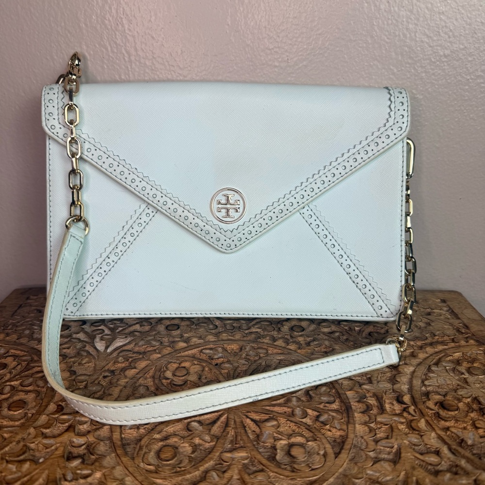 Tory Burch Robinson Envelope Clutch Purse